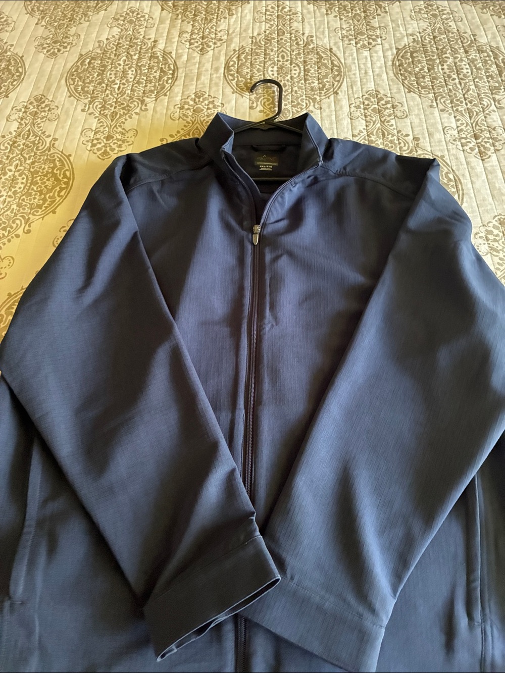 Greg Norman Collection Navy Lightweight Full-Zip Jacket